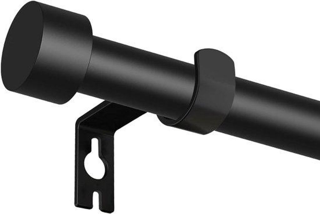 Schwarze Teleskopstange 63-183cm 16mm