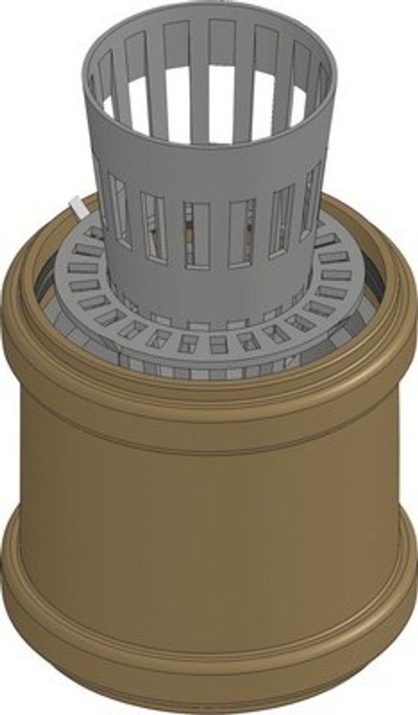 Hauraton Recyfix PRO Geruchsverschluss-Set senkrecht für Auslauf DN/OD 110 mm