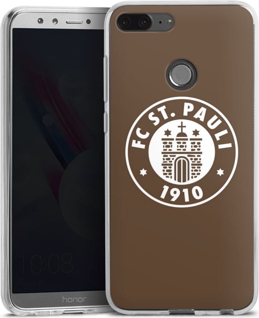 DeinDesign Handyhülle für Huawei Honor 9 Lite Silikon Hülle Case Smartphone Schutzhülle FC St. Pauli Offizielles Lizenzprodukt Wappen