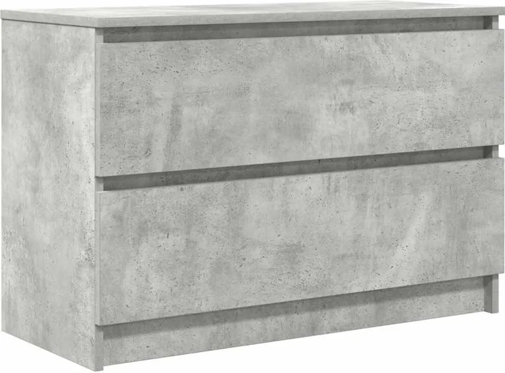 SYFAX™ Mobile Porta TV Grigio Cemento 80x35x54 cm in Legno Multistrato