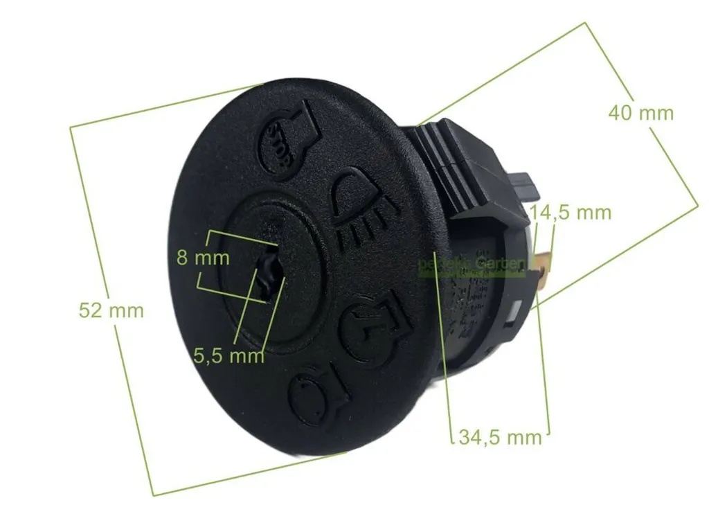 Interruttore Avviamento 7 Pin per Murray 94762MA e John Deere GY20074 - 2