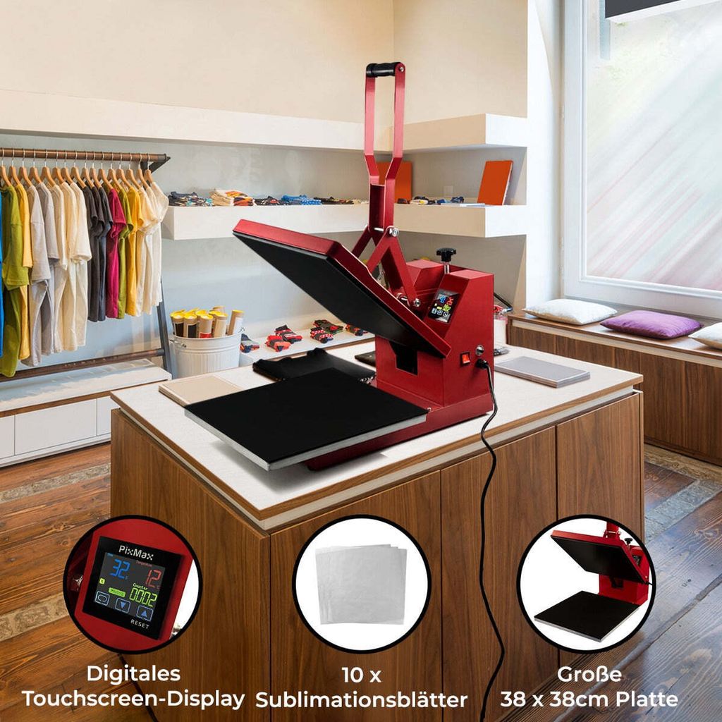 WSIKGHU Transferpresse 40x50cm - Heizpresse Für T-Shirts & Textildruck