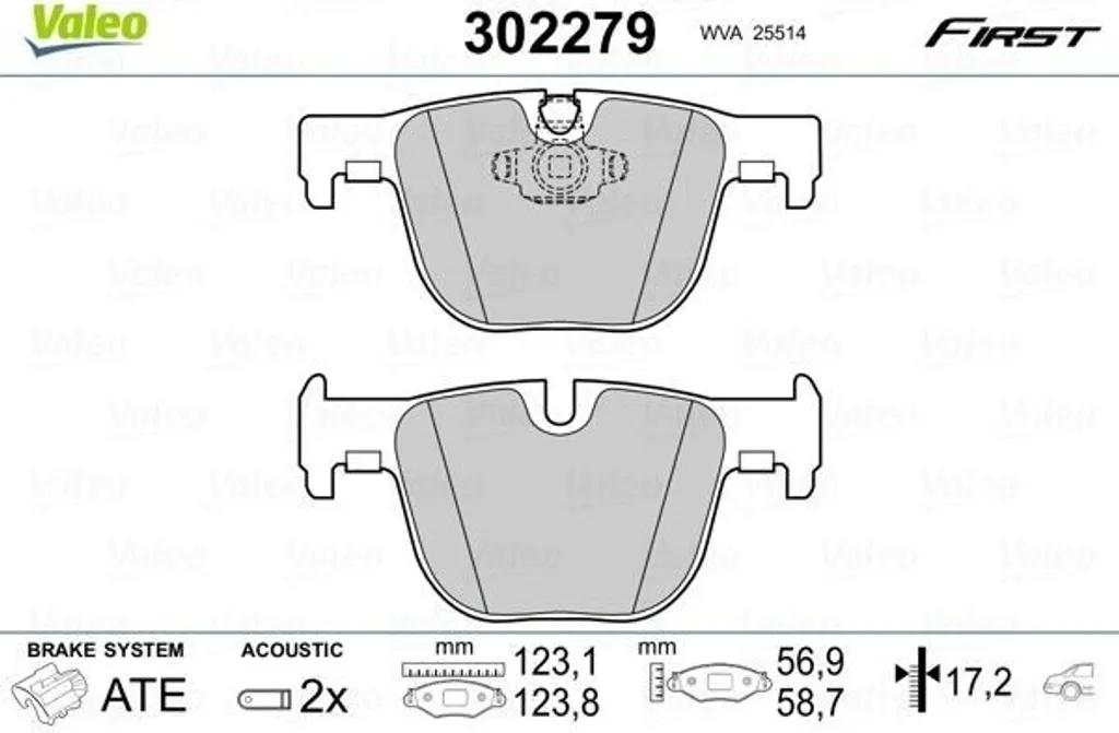 Réparez vos freins arrière BMW F30 F32 avec les plaquettes Valeo 302279
