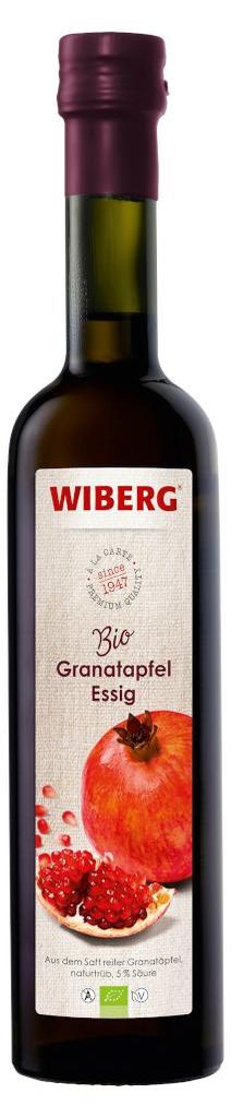 Organiczny ocet z dojrzałych owoców granatu Wiberg 500ml Zdjęcie produktu 