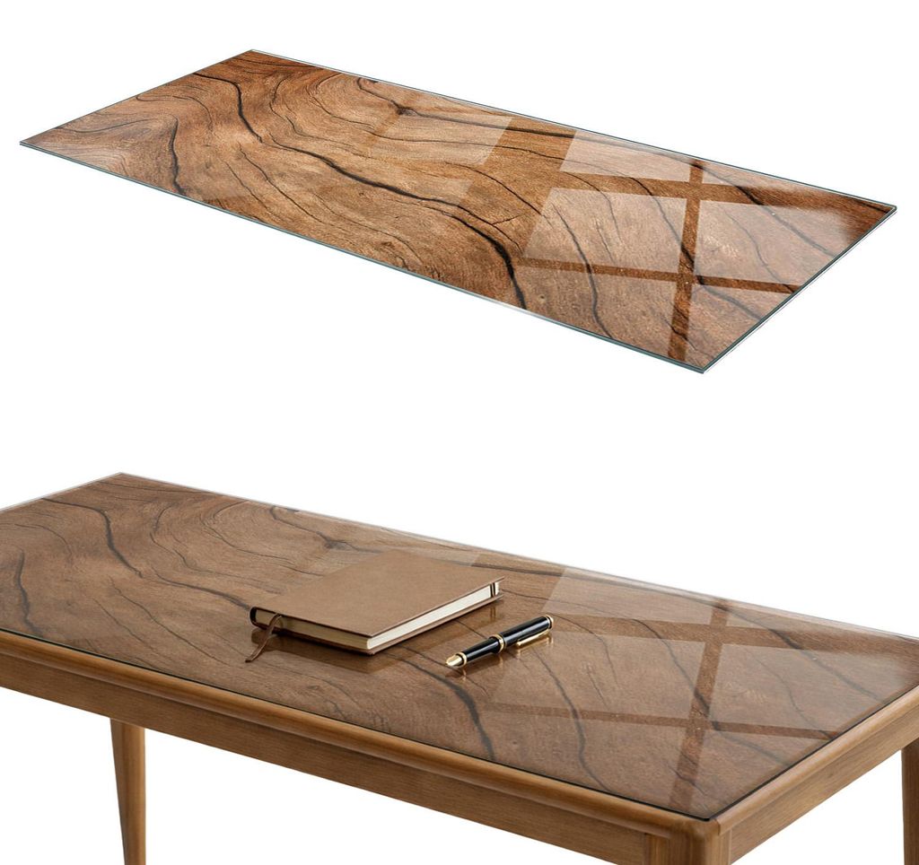 Glasplatte Tisch – Esstischplatte Glas – Tischplatte Glas – Glasarbeitsplatte Tisch – Glasplatte Esstisch – Pflegeleicht – Witterungsbe...