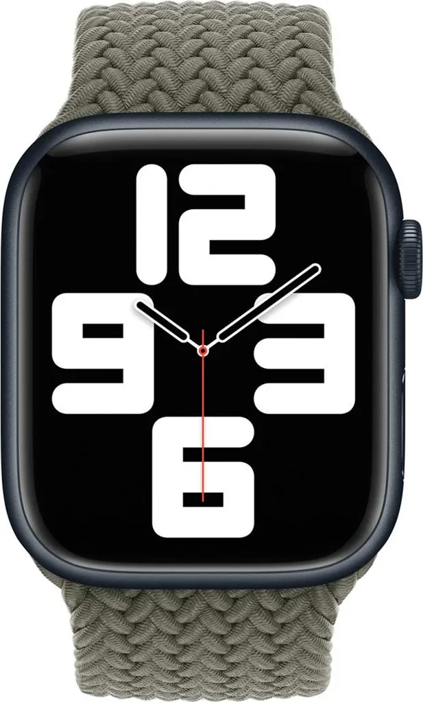 Solo Loop Intrecciato Apple Watch Oliva Taglia 2 | 44/45/46/49mm - 2