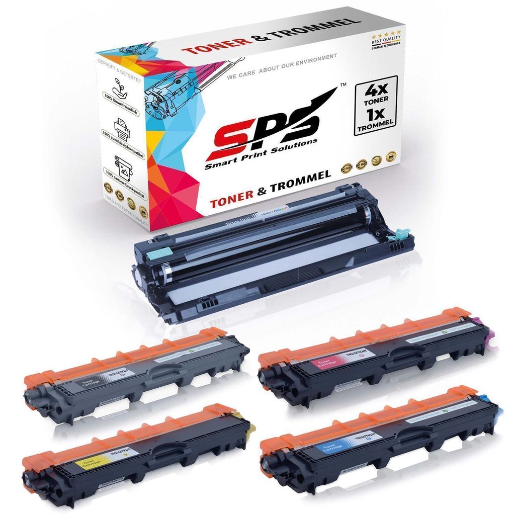 4X TN243 Toner Multipack + 1x DR243CL Drum Unit kompatibel für Brother HL-L3270CDW Brother DR243CL Brother TN243 HL-L3210 HL-L3210CW HL-L3230 HL-L...