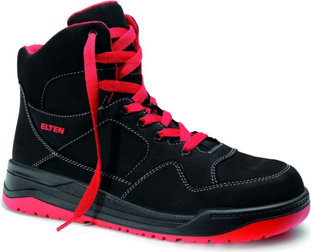 Elten MAVERICK black-red Mid ESD S3S Produktbild 