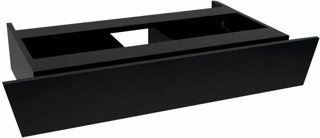 Armoire de rangement TWIGA PLUS fine 17 cm - Finition noir matifiée
