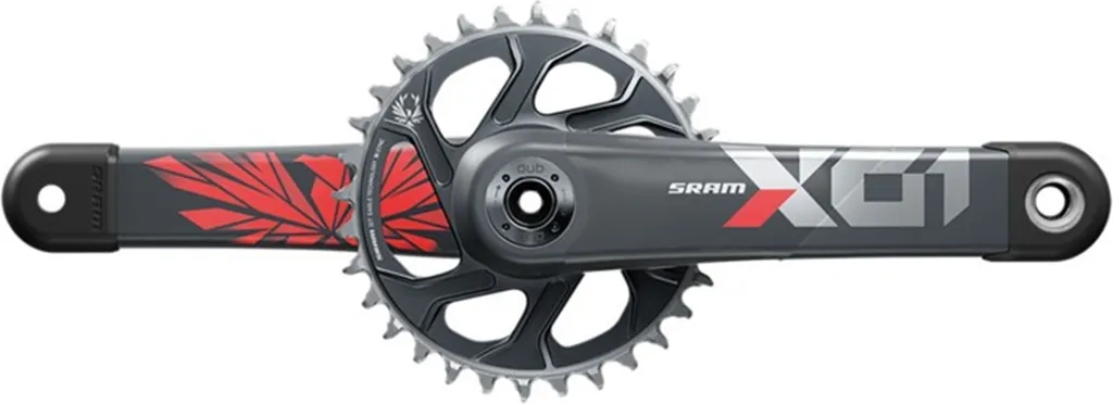 Pédalier VTT Carbone Sram X01 Eagle DUB 165mm Boost pour Transmission 12V