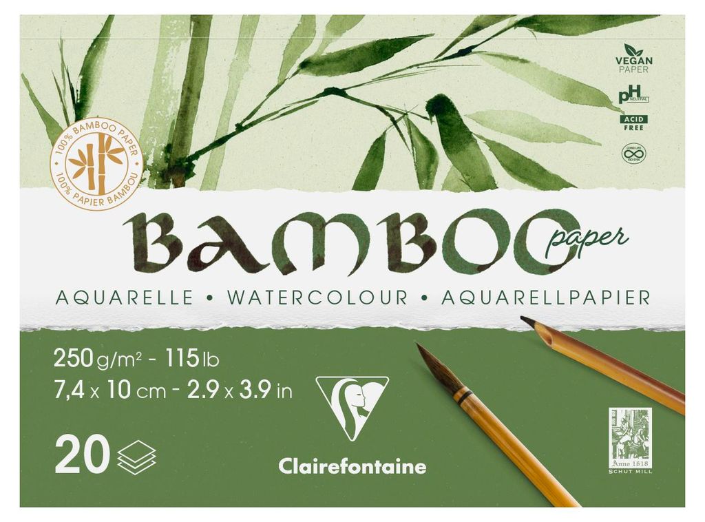 Block 20Bl Bambus 250g 7,4x10 A7