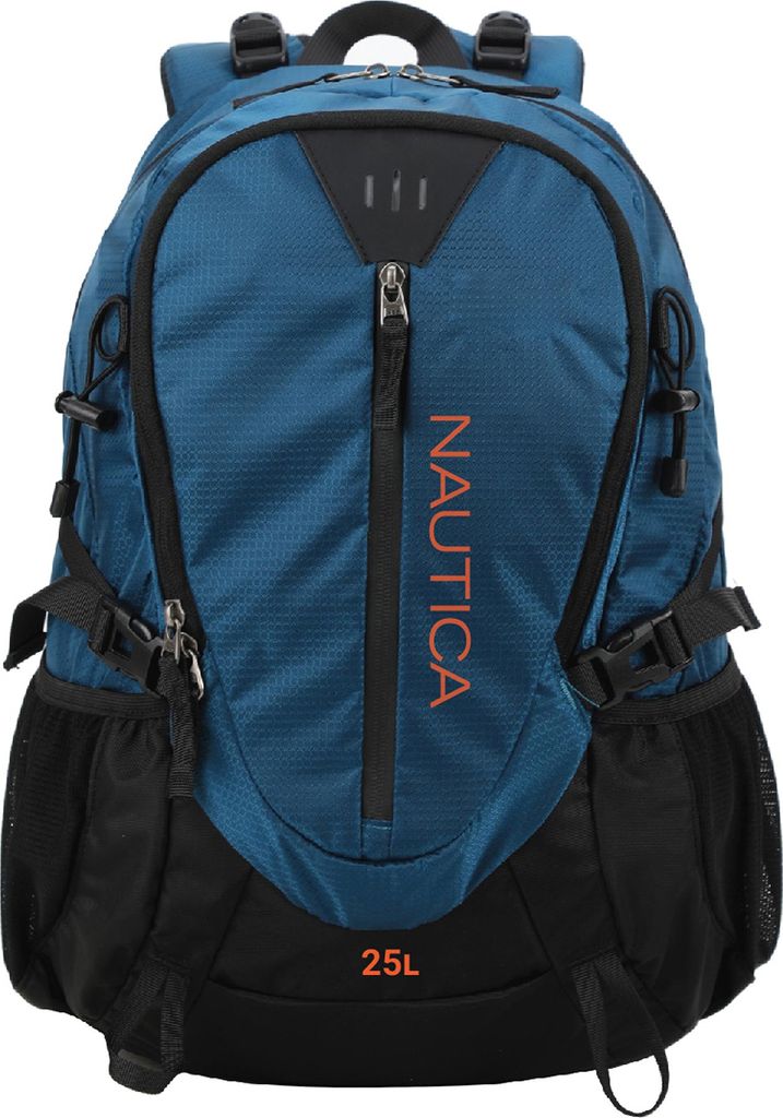 Nautica Trekking Rucksack 25L schwarz – leichter Wanderrucksack für Damen & Herren – robuster Outdoor Rucksack – Sportrucksack für Tageswan...