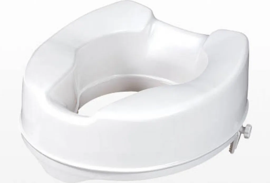 Réhausseur de WC de 10 cm ergonomique adaptable toute cuvette