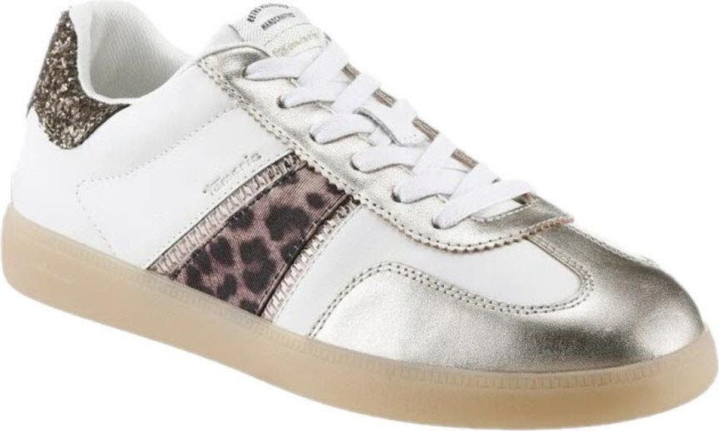 TAMARIS Leopard Comb Sneaker Damen weiss 37