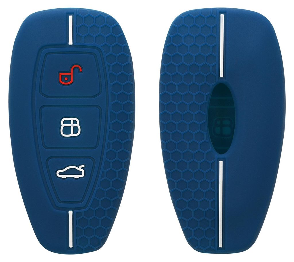 kwmobile Schlüsselhülle für Ford 3-Tasten Autoschlüssel Produktbild 