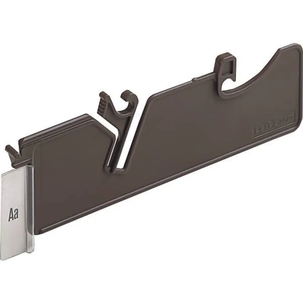Fiche de Signalisation Marron pour Dossier Suspendu A4 Leitz 2027-00-75