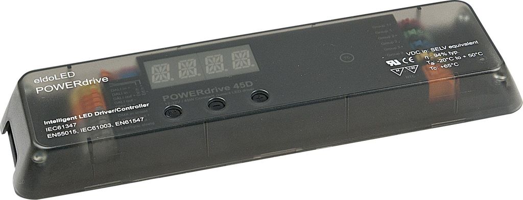 EldoLED POWERdrive DC 45 W Konstantstrom-RGB(W)-LED-Treiber/Controller