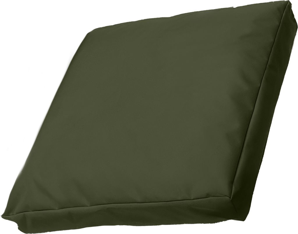 Sitzkissen Gartenkissen Stuhlkissen 60X60 Für Pouffe Polsterauflage mit Reißverschluss Flach Grün