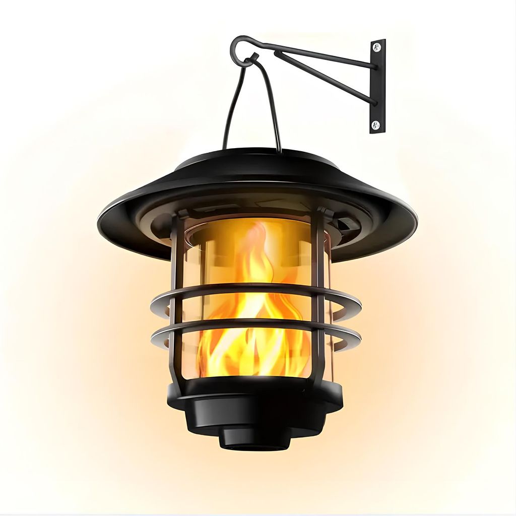 1 Stück Solar Pendelleuchten Outdoor Flackernde Flamme Produktbild 