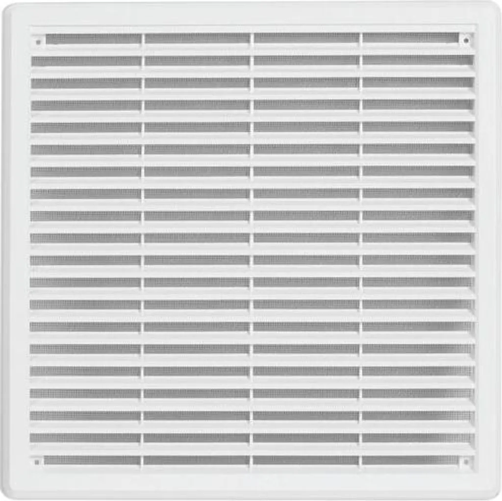 Grille de ventilation 300x300 mm blanc 0301 haute résistance thermique