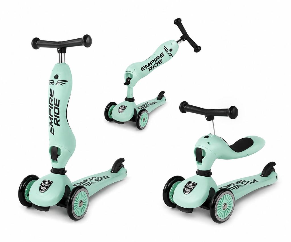 Hulajnoga Dla Dzieci Empire Ride Jeździk 2w1 Scoot Zdjęcie produktu  Obraz wygenerowany przez AI