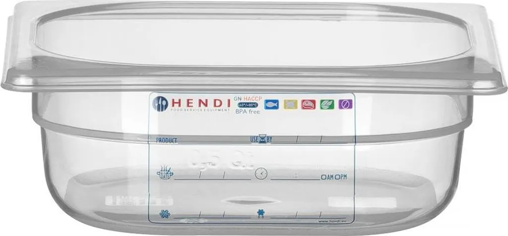 HENDI 869604 HENDI Contenitore Gastronorm 1/6