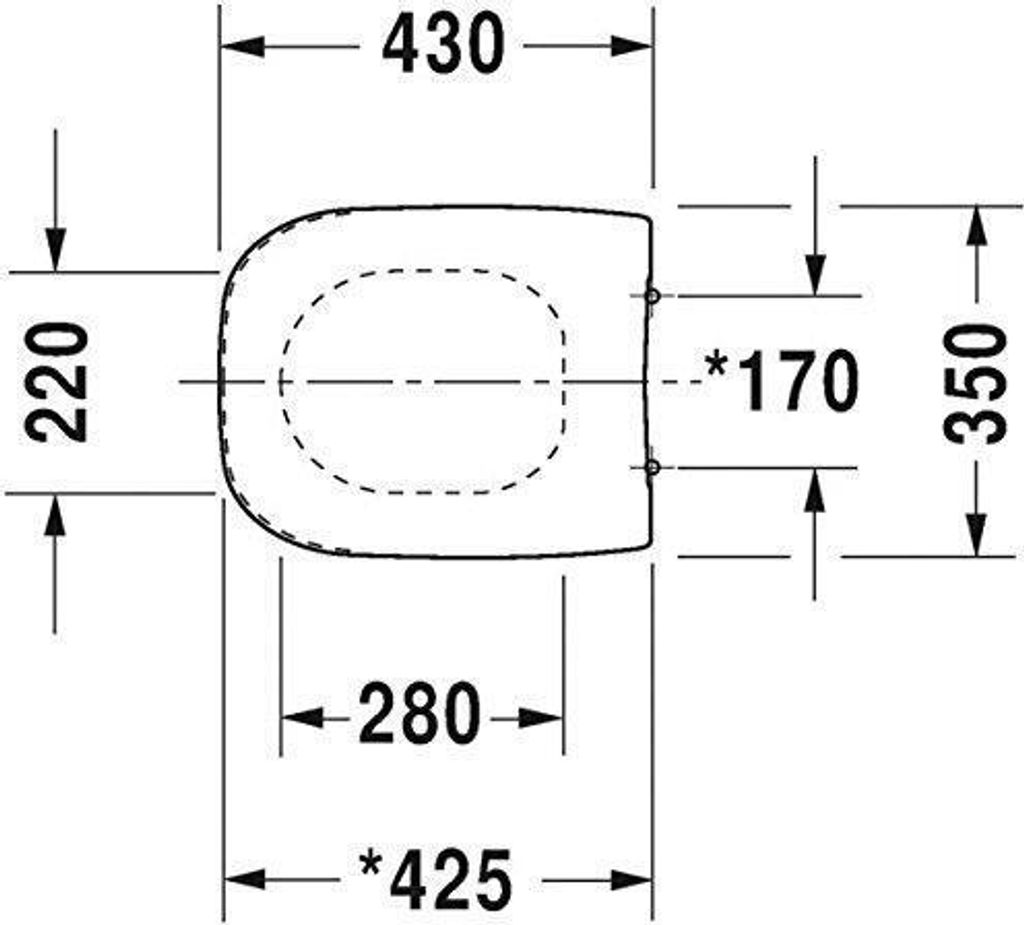 WC-Sitz D-Code ohne SoftClose Scharniere edelstahl, weiß Produktbild 3