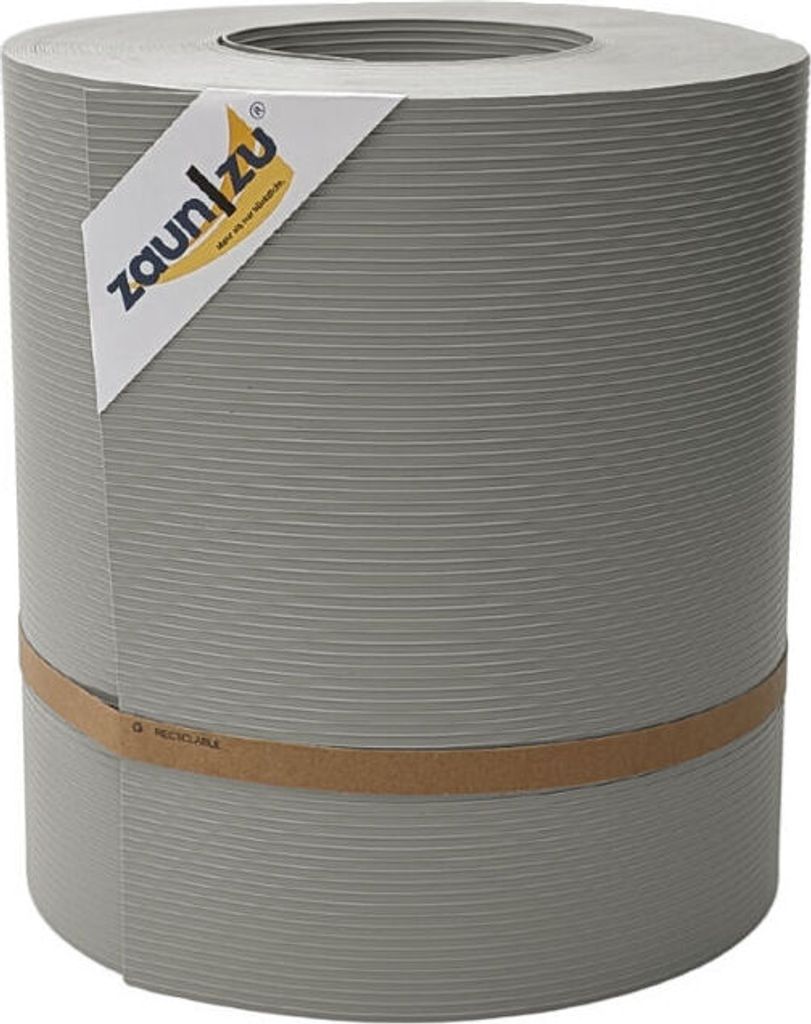 Sichtschutzstreifen zaun|zu RILLE MAXI 26m Rolle Blende für Produktbild 