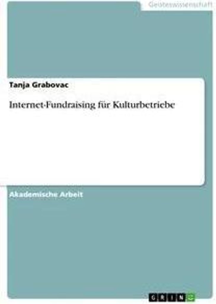 Internet-Fundraising für Kulturbetriebe