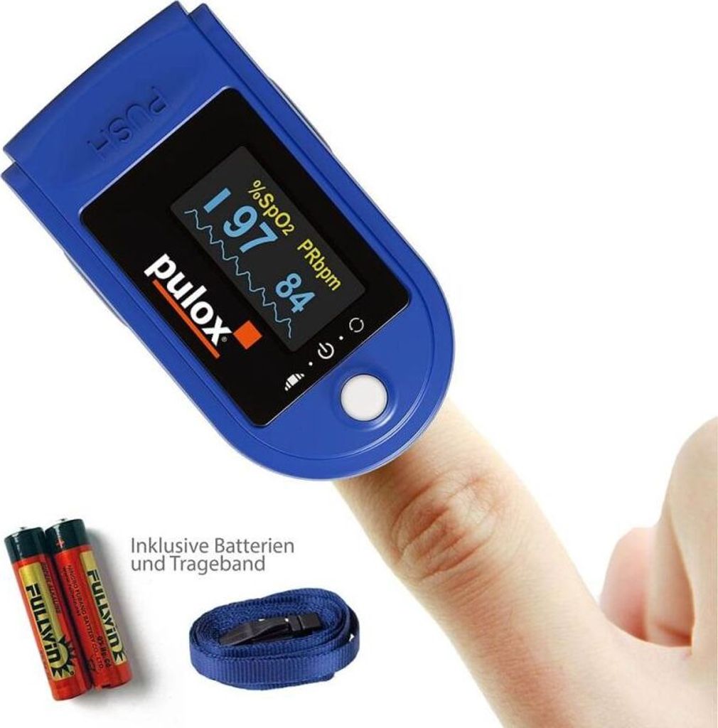Pulox prstový pulzný oxymeter PO-200 White, pulzný Obrázok produktu 5