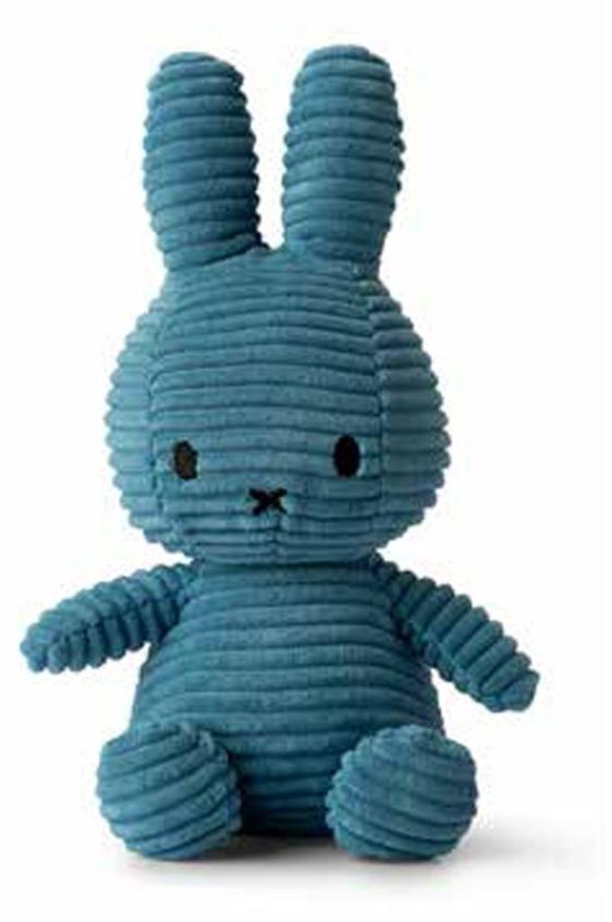 Miffy Cord-Plüschfigur (petrolblau, 24cm) Kuscheltier Produktbild 