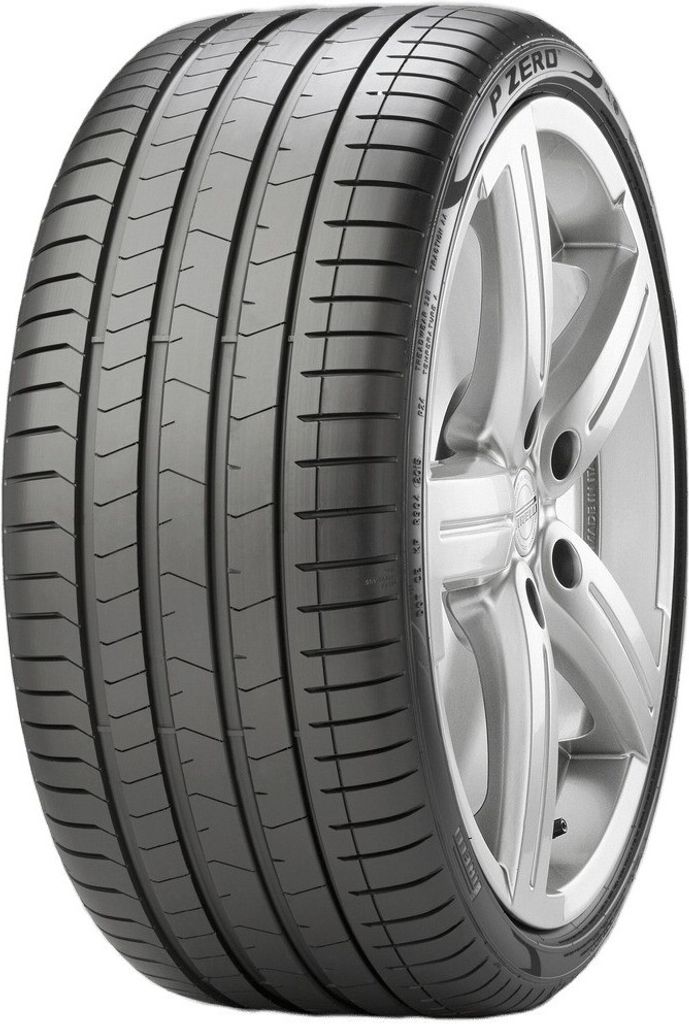 A single tire and wheel assembly is shown against a white background.