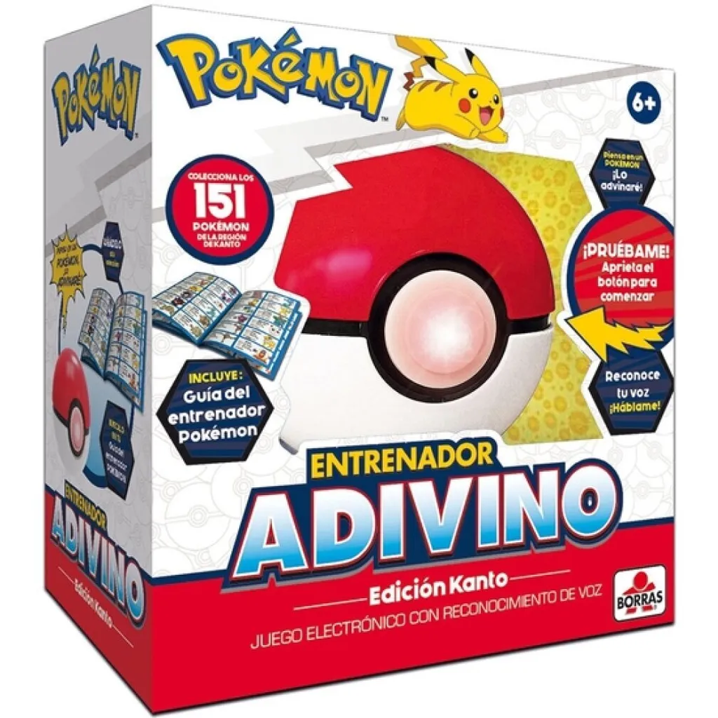 Jeu de société Pokemon Adivino Espagnol idéal pour soirées en famille