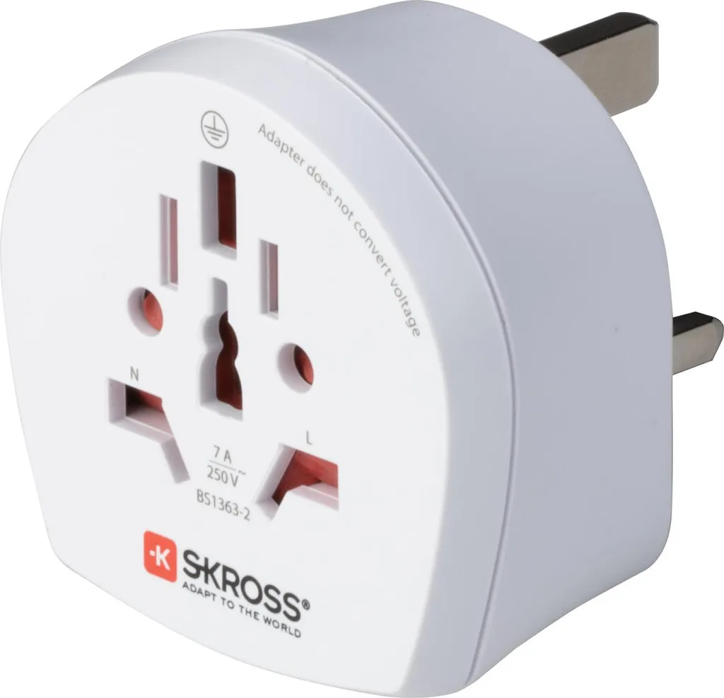 Adaptateur Secteur Type G Poly Pool PP0429 Solution Prise UK Blanc