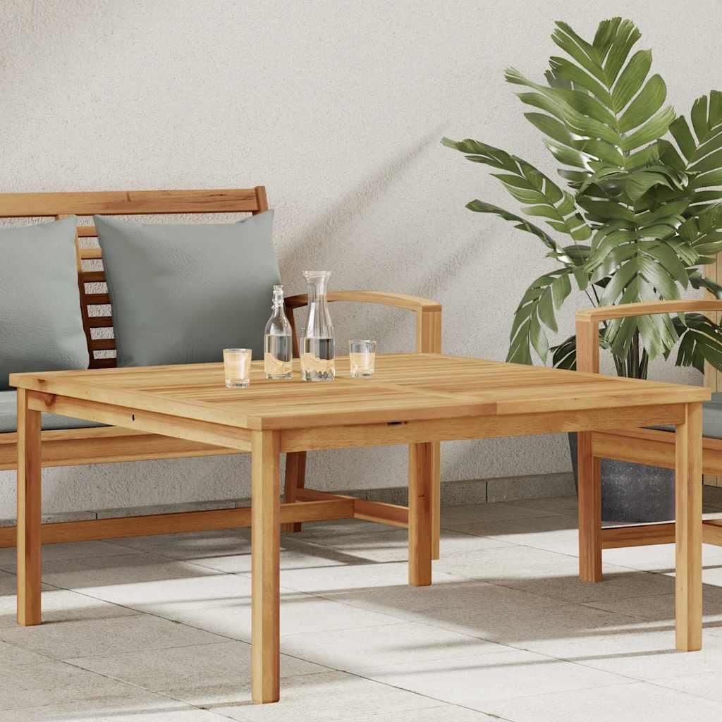 Möbel Couchtisch Braun 110 x 110 x 45 cm Massives Teakholz - Gartentische 42002300