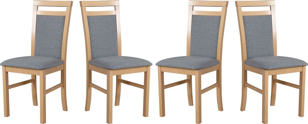 Krzesło do jadalni - zestaw 4x MILANO 5 sonoma, hygge 91 Zdjęcie produktu 