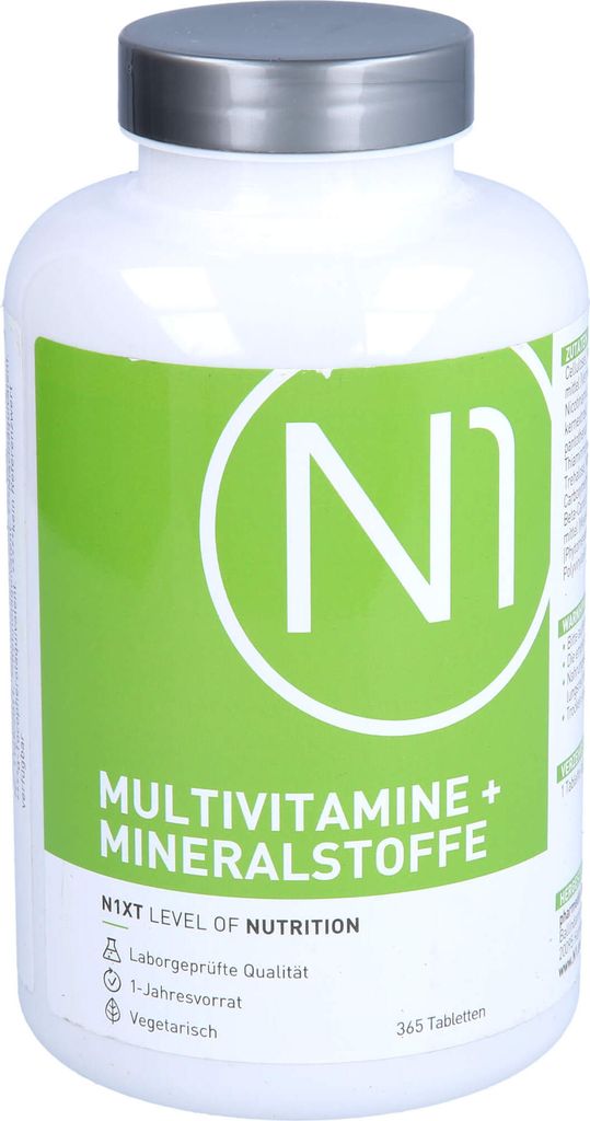 N1 Multivitamine + Mineralstoffe, 365 St TAB Produktbild 