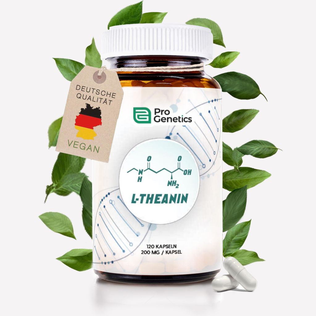 NEU!: L-Theanine Kapseln Hochdosiert: 500 MG / 120 Kapseln - Aus der Apotheke- Fokus- Konzentration-Beruhigungsmittel + Laboranalysiert in Deutschla