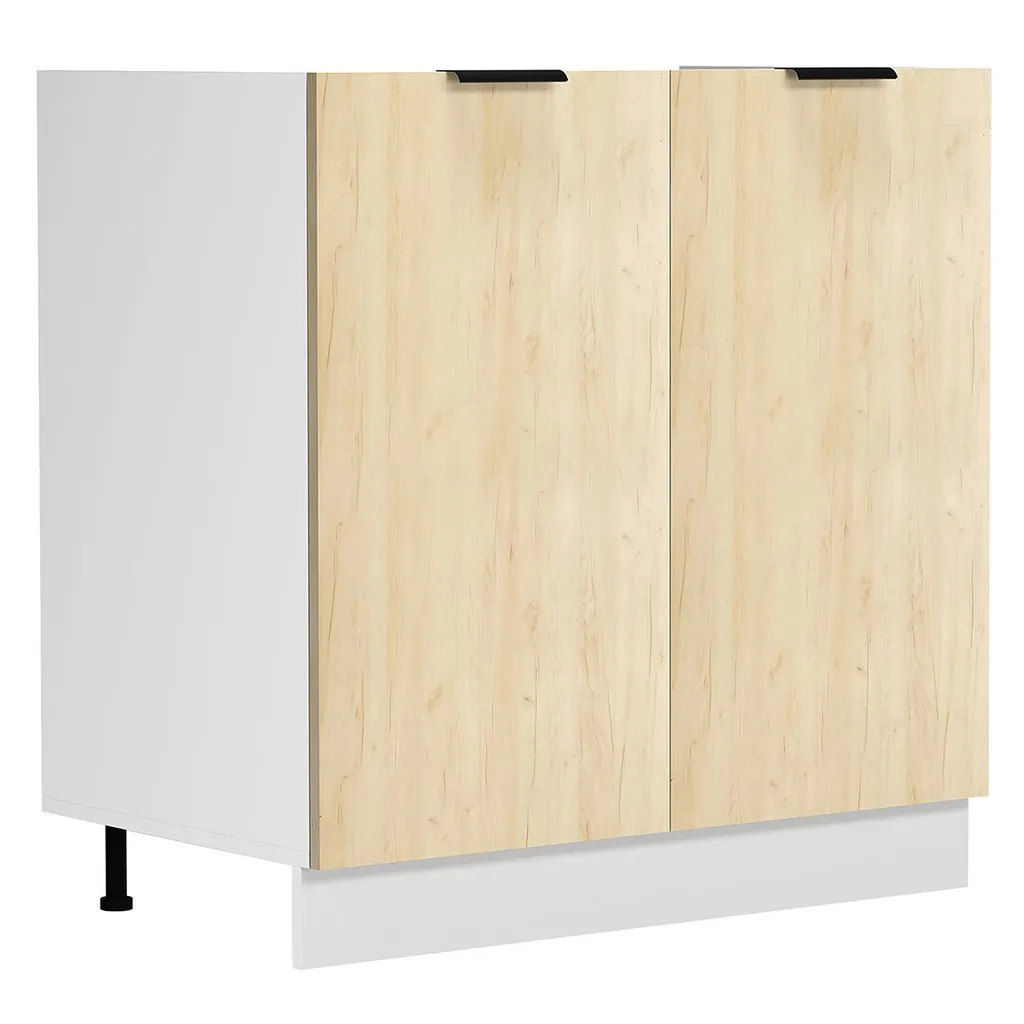 Analisi Tecnica Mobile Cucina Fasola 80cm | Struttura Rovere e Bianco