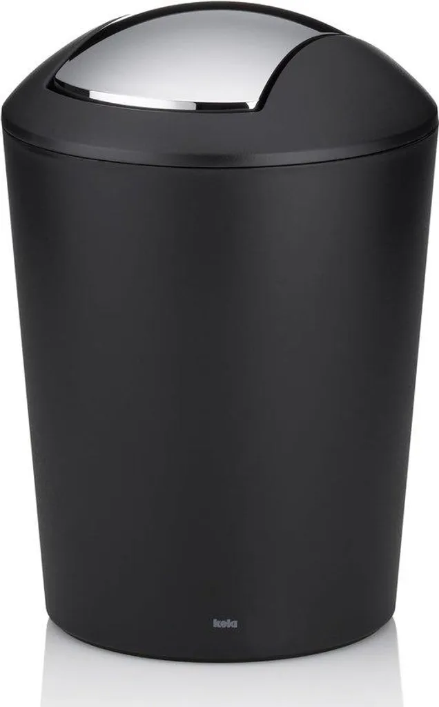 Mini poubelle de table 1,7L à clapet pour salle de bain ou bureau