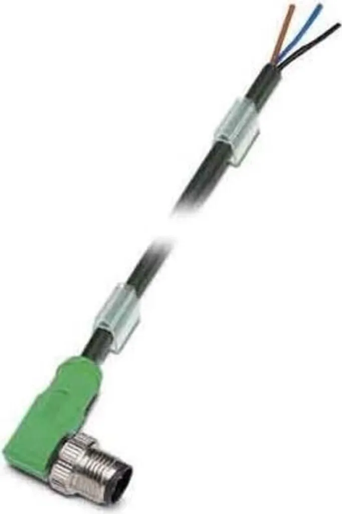 Câblage M12 pour espaces restreints 5m gaine PUR SAC-4P-5,0-PUR/M12FR