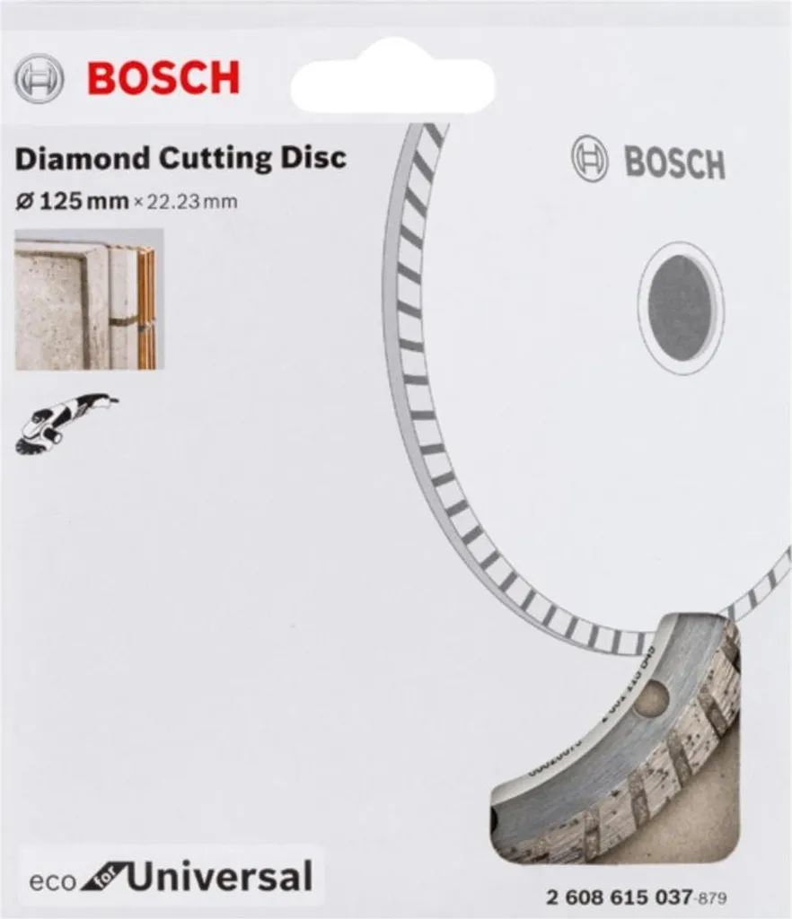 Disco diamantato Turbo Eco Bosch per Universal, 125 mm, 2608615037