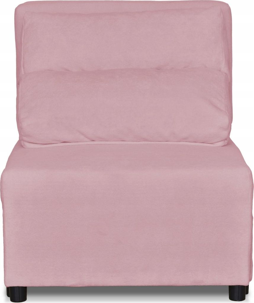 Family Meble Sessel Kimo Relaxsessel Sessel mit Schlaffunktion Bequemer Sessel mit Stauraum Loungesessel Sessel Wohnzimmer Schlafzimmer Szary Rosa(H)