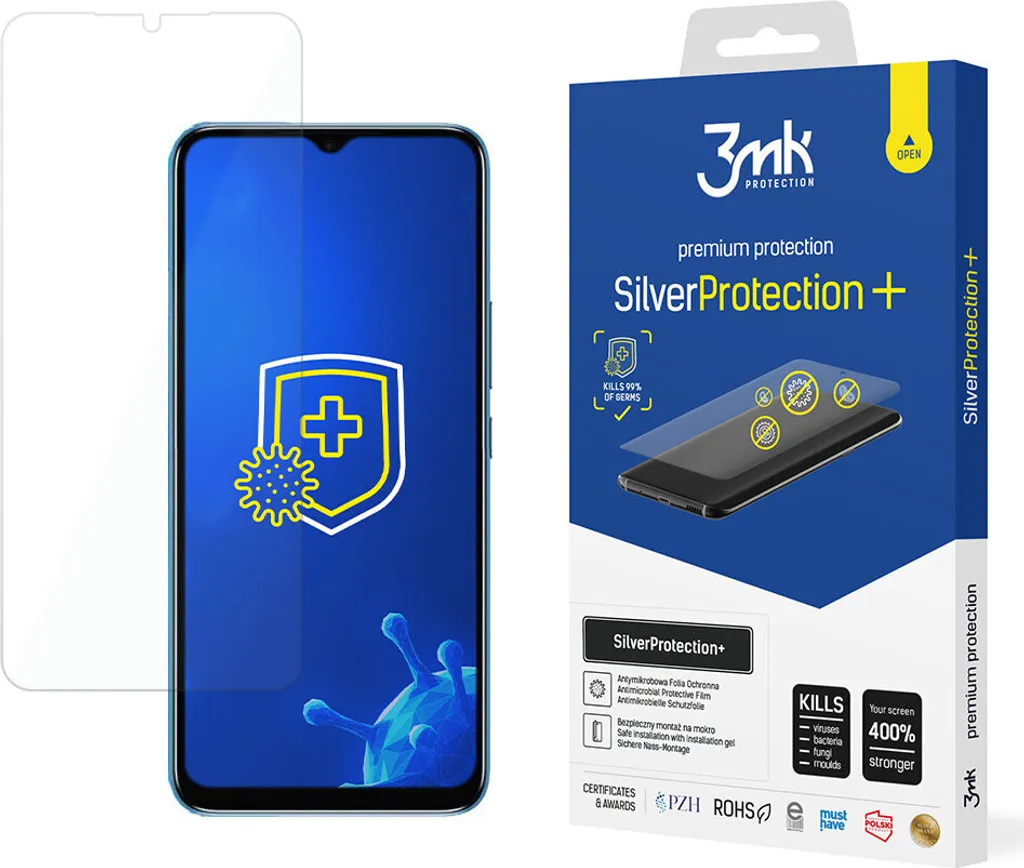 Infinix Smart 6 Protezione Argento 3mk - Addio Schermo Rotto!