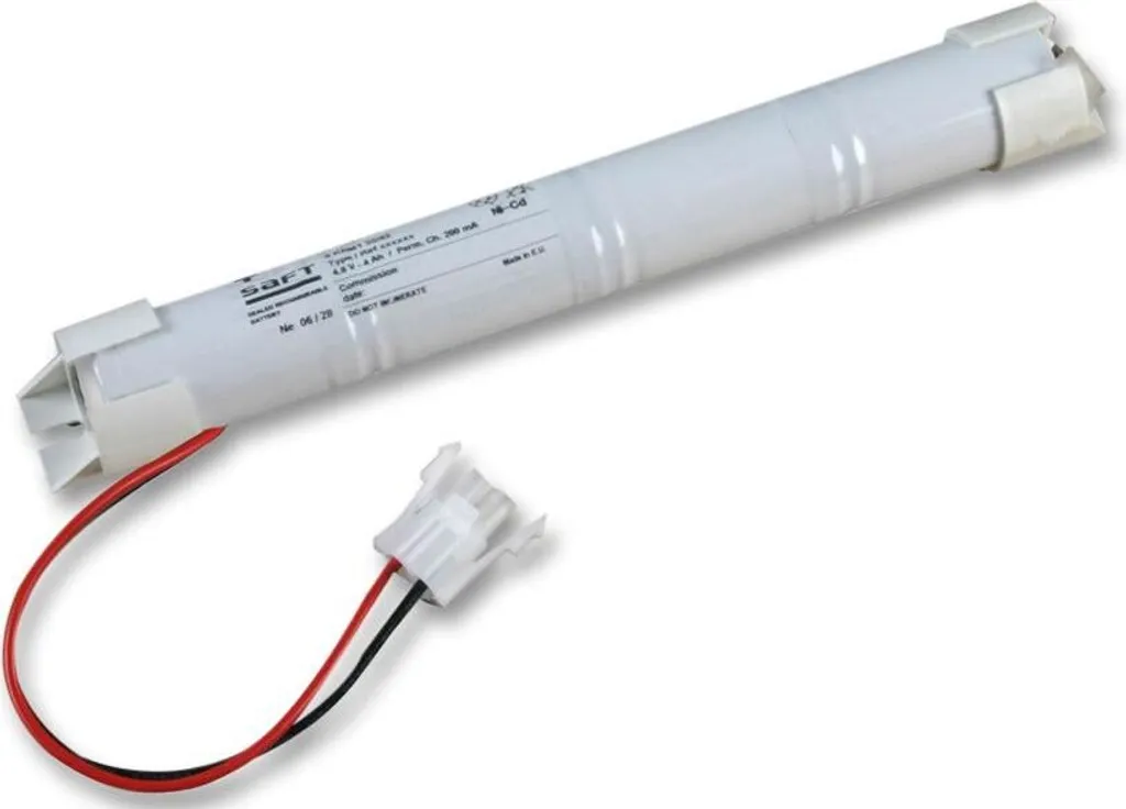 Batterie pour Éclairage de Secours SAFT 4x D VNT DU - Stick 4 Cellules