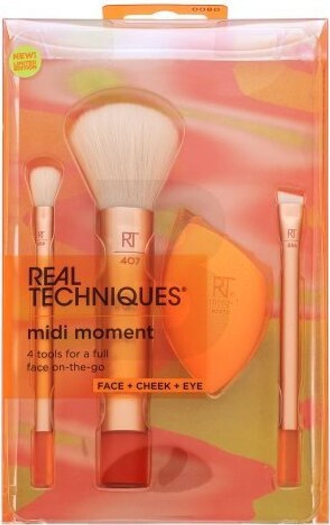 Real Techniques Orange Crush Midi Moment Set Pinselset