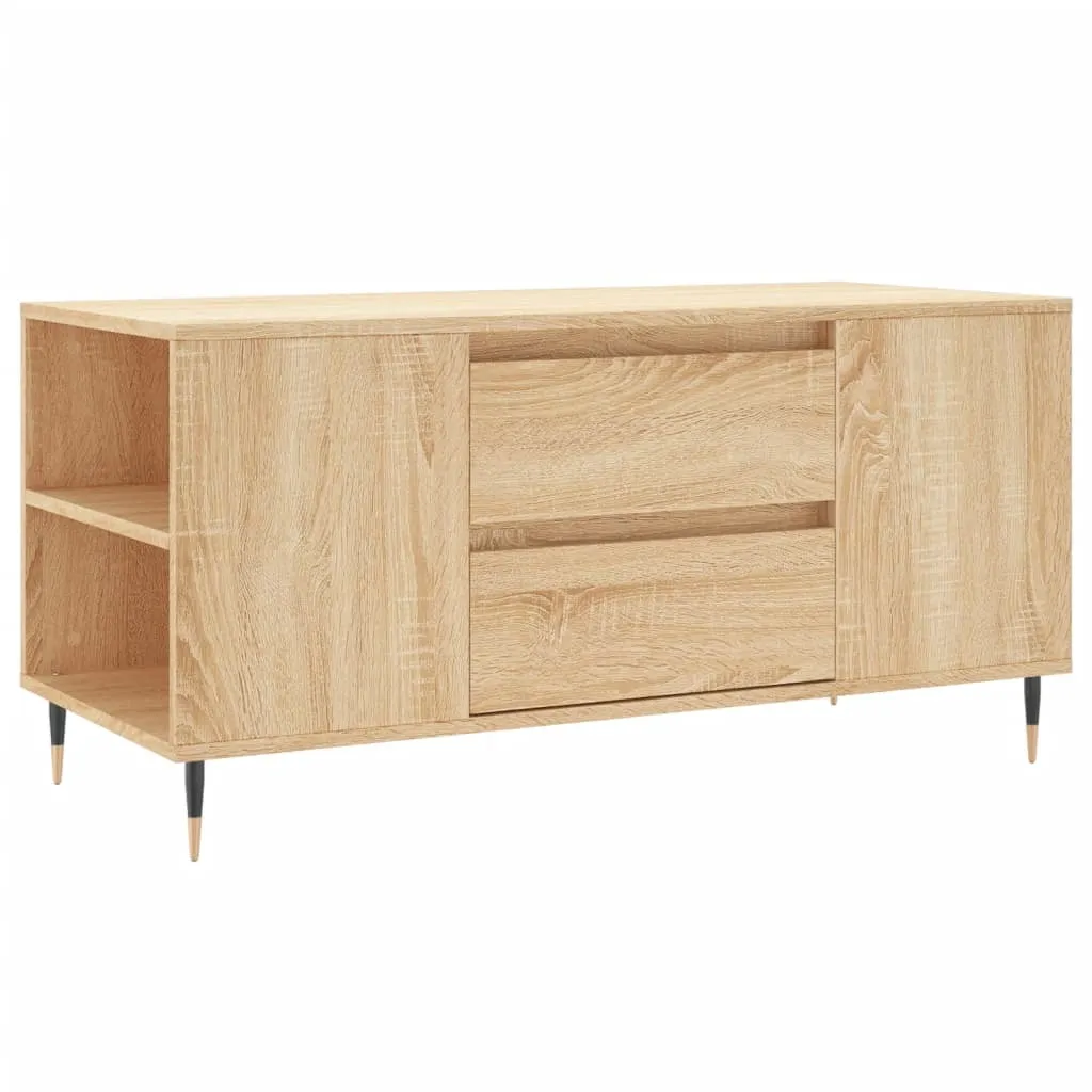 Tavolino in rovere Sonoma 102x44,5x50 cm Materiale a base di legno