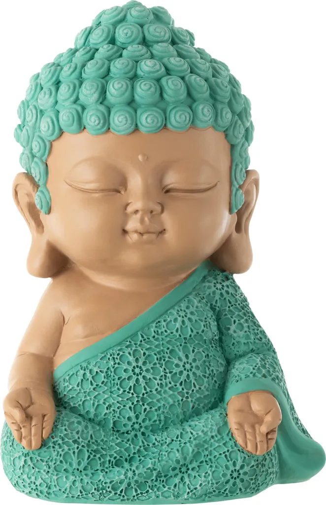 Créez un Coin Méditation avec le Moine Zen J-Line Azur en Polyrésine