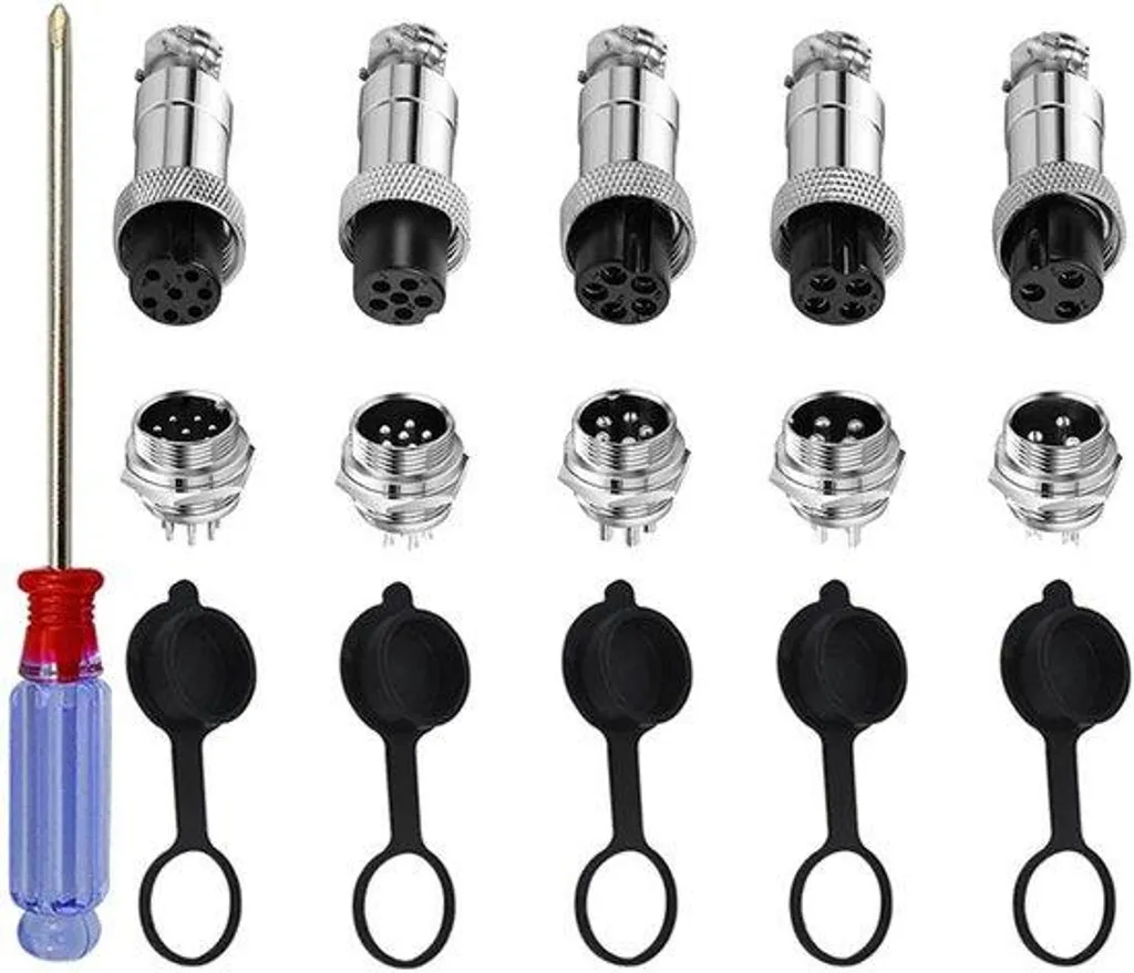 Jeu de douilles 5A 12 mm métal pour montage de meubles et bricolage