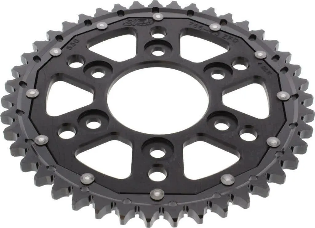 Couronne Arrière Double ZF Noire 43 Dents Pas 530 Ducati Multistrada